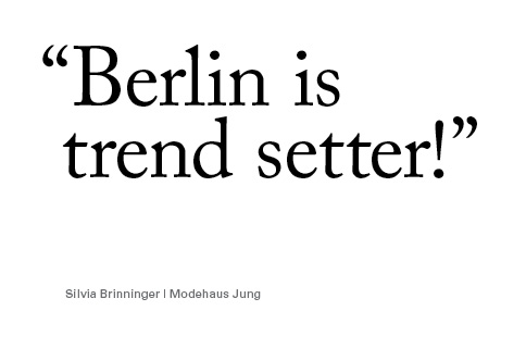 Berlin is trend setter